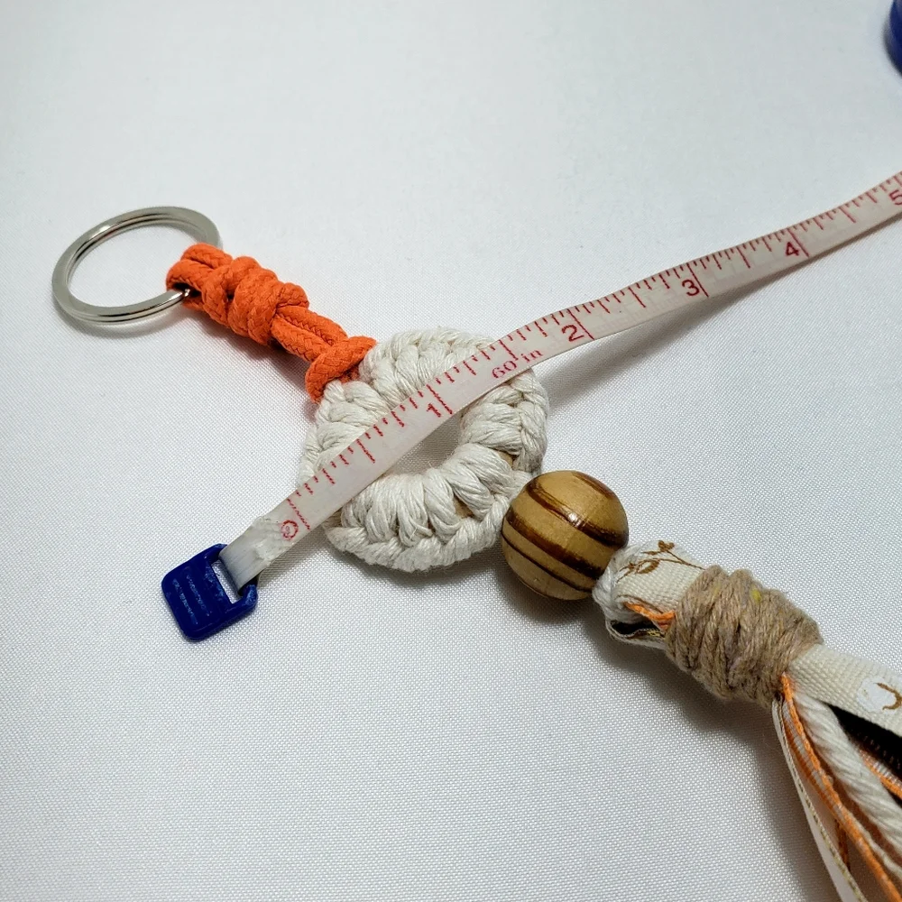 Fall Handcrafted Ribbon Keychain - Picture 5 of 8